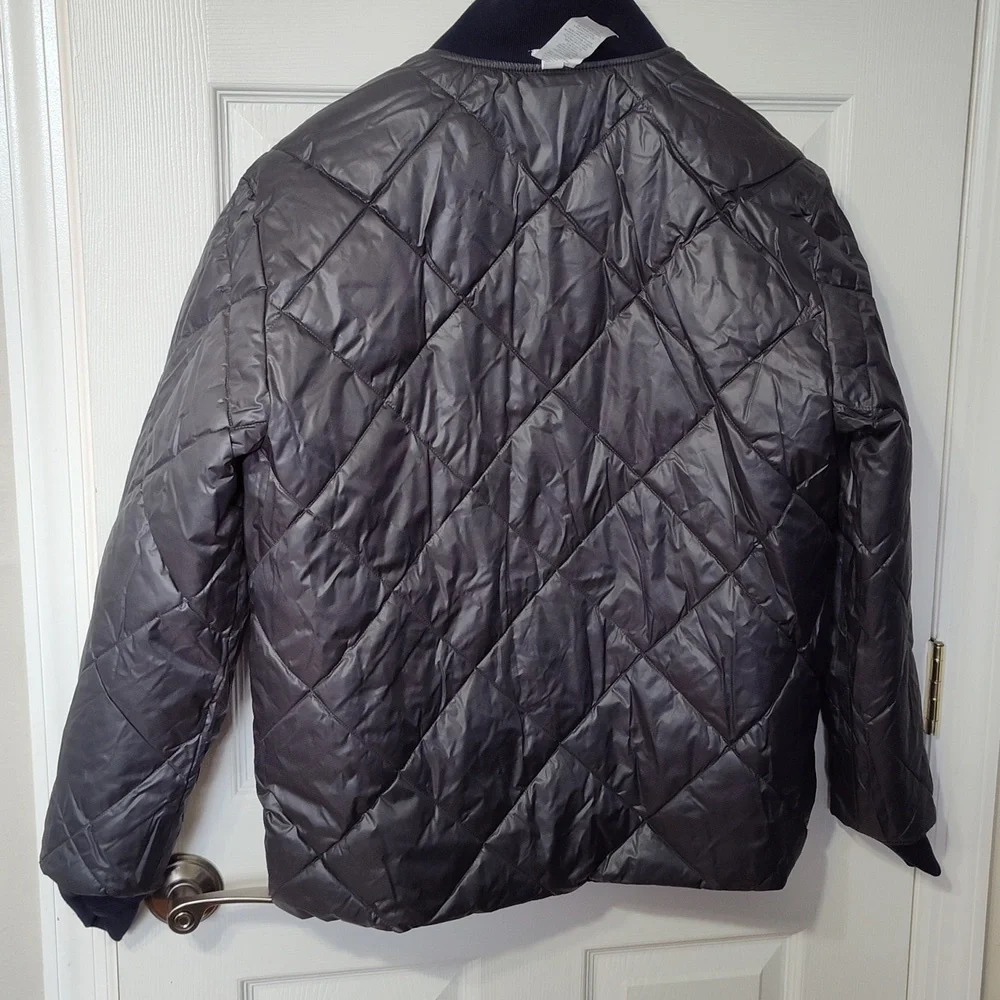BANANA REPUBLIC WATER RESISTANT REVERSIBLE QUILTED BOMBER JACKET